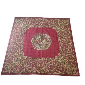 Vintage Goblys Made In France Fruit Tapestry 57"X 57"